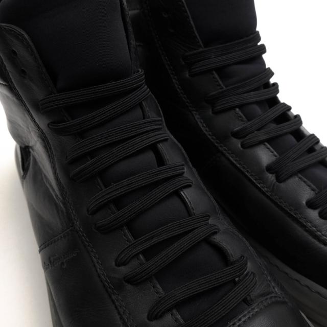 ○フェラガモ Salvatore Ferragamo 牛革 カーフ ハイカットスニーカー 47048 メンズ 【中古】 中古_4