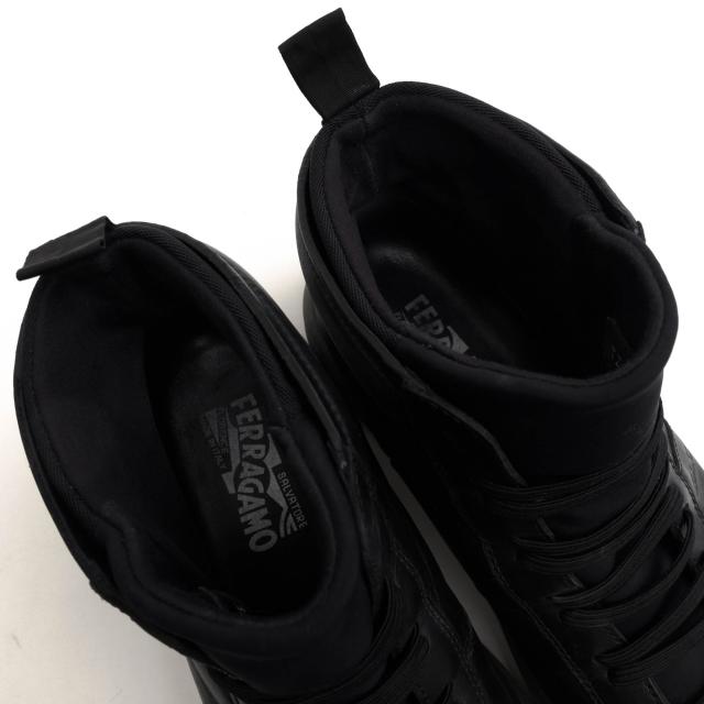 ○フェラガモ Salvatore Ferragamo 牛革 カーフ ハイカットスニーカー 47048 メンズ 【中古】 中古_5