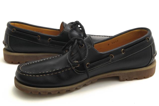 ○パラブーツ Paraboot TOMORROWLAND トゥモローランド別注モデル 牛革 デッキシューズ BARTH バース モカシン スリッポン 定番 メ 中古