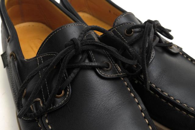 ○パラブーツ Paraboot TOMORROWLAND トゥモローランド別注モデル 牛革 デッキシューズ BARTH バース モカシン スリッポン 定番 メ 中古