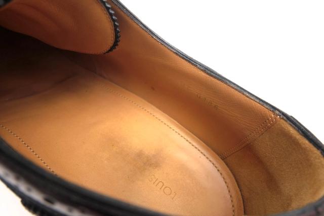 ○ヴィトン Louis Vuitton 牛革 ビジネスシューズ MT0186 ウイングチップ デニム レザーソール メンズ 【中古】 中古_7