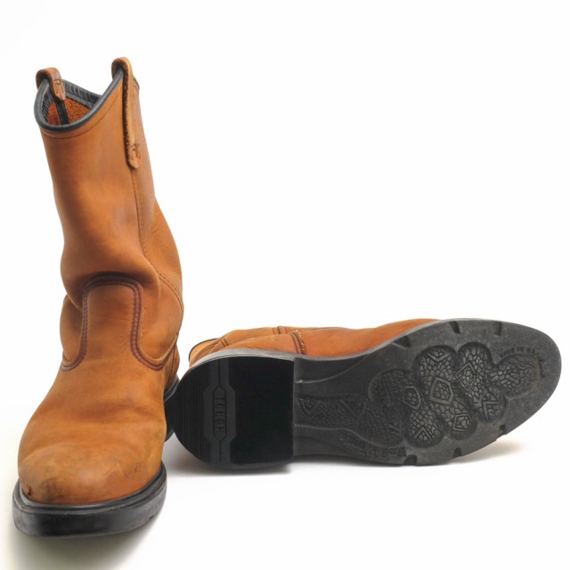 ○レッドウィング RED WING ヌバックレザー 牛革 ペコスブーツ
