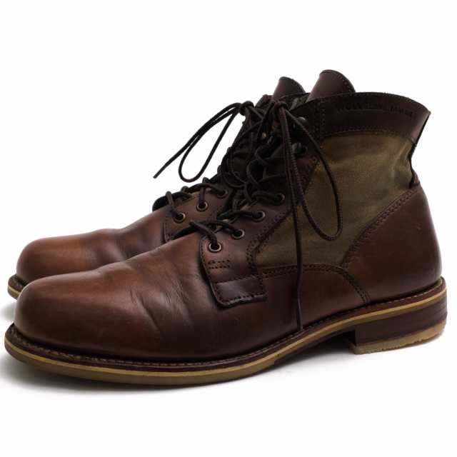 ○ウルヴァリン WOLVERINE 米国ホーウィン社クロムエクセル 牛革 ワークブーツ W00402 1000 MILE WHITEPINE BOOT Horween Chromexc 中古