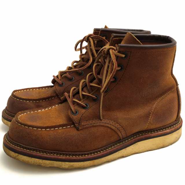 ○レッドウィング RED WING ラフアウト 牛革 ワークブーツ 1903 CLASSIC WORK LEGACY MOC HAWTHORNE MULESKINNER クラシック モッ 中古