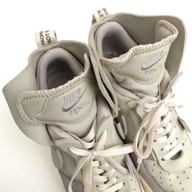 ○ナイキ NIKE PUBLIC SCHOOL NEW YORK ハイカットスニーカー AO9292-001 AIR FORCE 1 HIGH PSNY Light Bone エア フォース 1 ハイ 中古_5