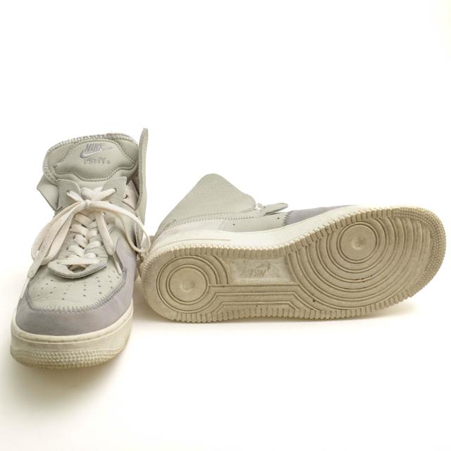 ○ナイキ NIKE PUBLIC SCHOOL NEW YORK ハイカットスニーカー AO9292-001 AIR FORCE 1 HIGH PSNY Light Bone エア フォース 1 ハイ 中古_6
