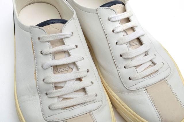 ○グッチ GUCCI 牛革 カーフ ローカットスニーカー 352957 Eugene Miro Soft Lace-up Sneaker メンズ 【中古】 中古_5