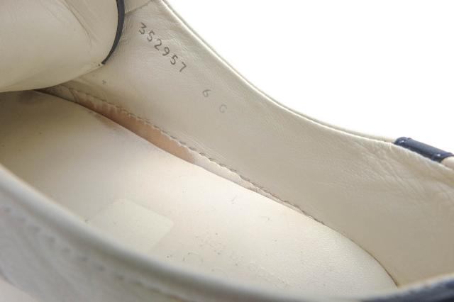 ○グッチ GUCCI 牛革 カーフ ローカットスニーカー 352957 Eugene Miro Soft Lace-up Sneaker メンズ 【中古】 中古_7