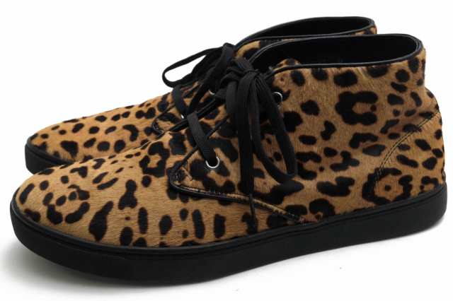 ○ドルガバ DOLCE＆GABBANA ハラコ デザートブーツ ハイカット