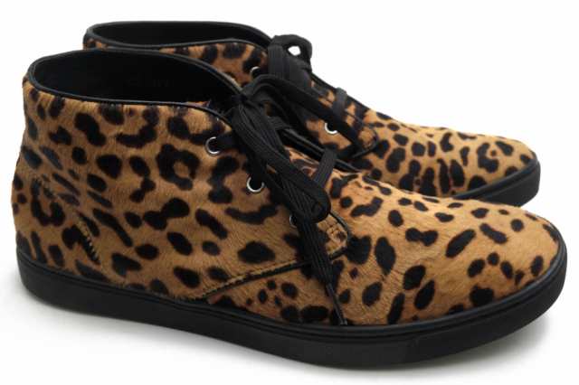 ○ドルガバ DOLCE＆GABBANA ハラコ デザートブーツ ハイカット