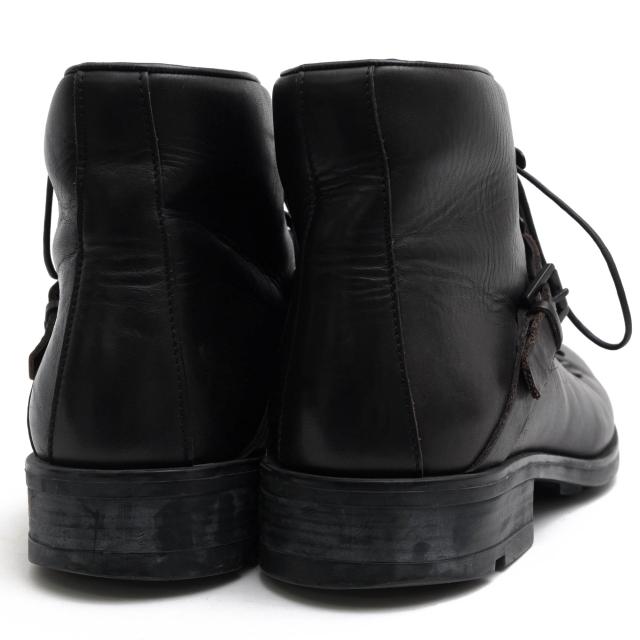 ○グッチ GUCCI 牛革 カーフ ワークブーツ 101744 STIVALETTO SUO GOMMA SOFT NOVOCALF ラグソール ミリタリー メンズ 【中古】 中古_3