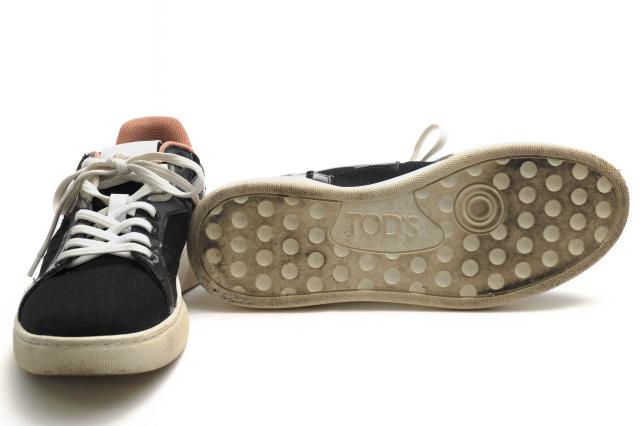 ○トッズ TOD'S 牛革 カーフ ローカットスニーカー XXW31C0CU21NPF レディース 【中古】 中古_6
