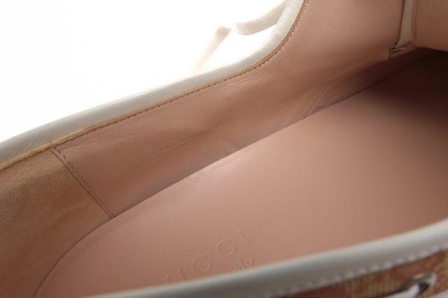 ○グッチ GUCCI デッキシューズ 547641 MOCCASIN FABRIC T.ORIGINAL GG
