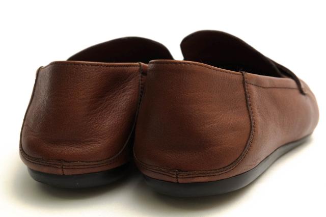○バリー BALLY 牛革 カーフ ドライビングシューズ MATT/01 2WAY サンダル スリッポン シボ革 シュリンクレザー メンズ 【中古】 中古