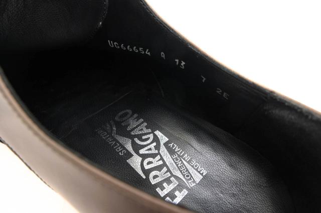 ○フェラガモ Salvatore Ferragamo 牛革 カーフ ビジネスシューズ