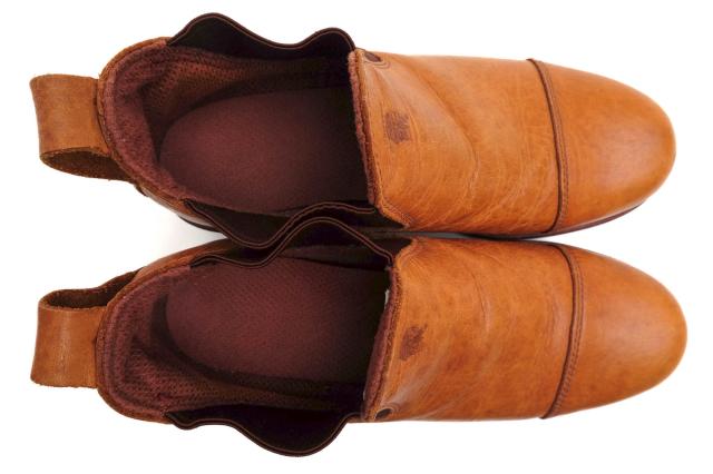 ○チペワ CHIPPEWA 牛革 ロミオ サイドゴアブーツ 91024 3.5CAP TOE SIDE GORE ガムライトソール ストレートチップ Vibramソール   中古