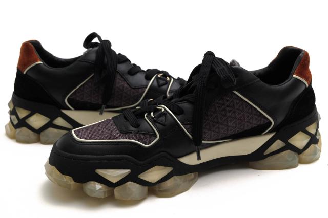 ○ジミーチュウ Jimmy Choo 牛革 カーフ ローカットスニーカー DIAMOND X TRAINER/F FHF ダイアモンド メンズ 【中古】 中古_2