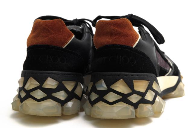 ○ジミーチュウ Jimmy Choo 牛革 カーフ ローカットスニーカー DIAMOND