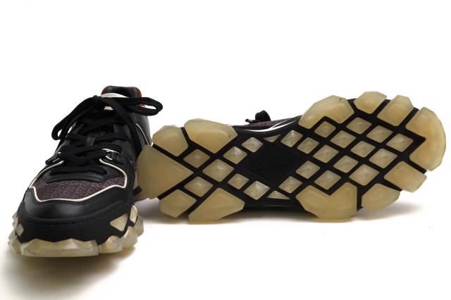 ○ジミーチュウ Jimmy Choo 牛革 カーフ ローカットスニーカー DIAMOND