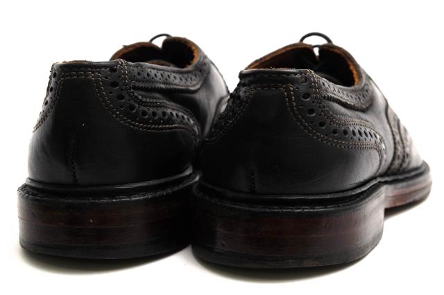 ○アレン エドモンズ Allen Edmonds 牛革 カーフ ビジネスシューズ McTavish メダリオン ウイングチップ レザーソール グッドイヤ  中古 ○アレン エドモンズ Allen Edmonds 牛革 カーフ ビジネスシューズ