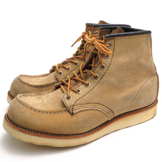 ○レッドウィング RED WING Hawthorne Abilene Roughout ホーソン アビレーン ラフアウト 牛革 ワークブーツ 8173 Irish Setter 6i 中古