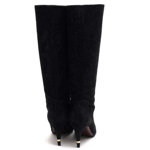 ○シャネル CHANEL 牛革 ロングブーツ ハイヒール レザーソール レディース 【中古】 中古_3