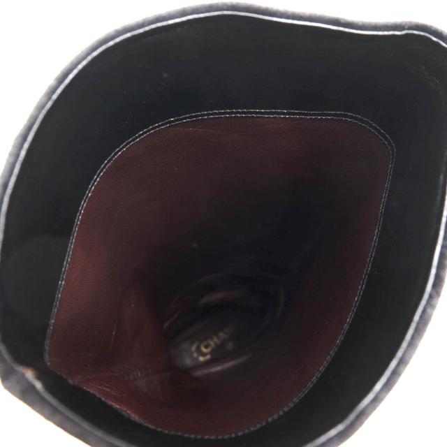 ○シャネル CHANEL 牛革 ロングブーツ ハイヒール レザーソール レディース 【中古】 中古_7