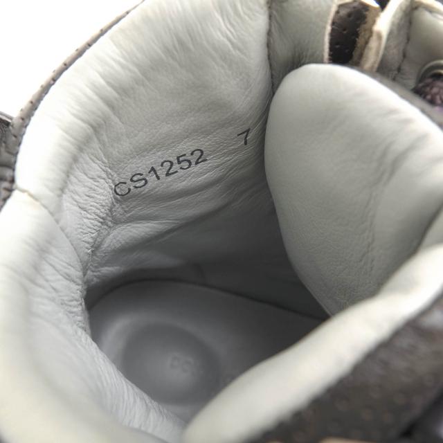 ○ドルガバ DOLCE＆GABBANA 牛革 カーフ ハイカットスニーカー CS1252 サイドジップ メンズ 【中古】 中古_7