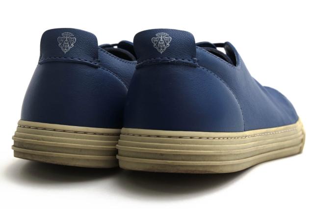 ○グッチ GUCCI 牛革 カーフ ローカットスニーカー 342038 Mirosoft クレストロゴ メンズ 【中古】 中古_2