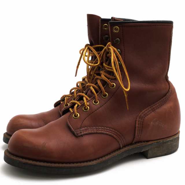 ○レッドウィング RED WING 牛革 ワークブーツ 957 RUGGED WORK BOOT フィールドブーツ メンズ 【中古】 中古