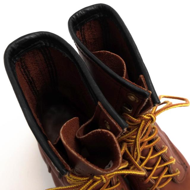 ○レッドウィング RED WING 牛革 ワークブーツ 957 RUGGED WORK BOOT フィールドブーツ メンズ 【中古】 中古