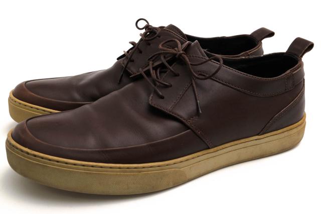 ○ダンヒル Dunhill 牛革 カーフ ローカットスニーカー L1N355R BLAKE TRAINER Uチップ メンズ 【中古】 中古