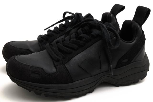 ○ヴェジャ VEJA Rick Owens リックオウエンス ローカットスニーカー VN122315 HIKING STYLE VEGAN SUEDE BLACK TRANSPARENT サス  中古の通販は 20,208円