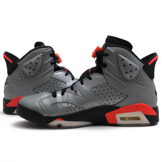 ○ナイキ NIKE ハイカットスニーカー CI4072-001 Air Jordan 6 Reflective Infrared エアジョーダン6 リフレクティブ 3Mリフレク 中古_2