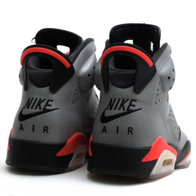 ○ナイキ NIKE ハイカットスニーカー CI4072-001 Air Jordan 6 Reflective Infrared エアジョーダン6 リフレクティブ 3Mリフレク 中古_3