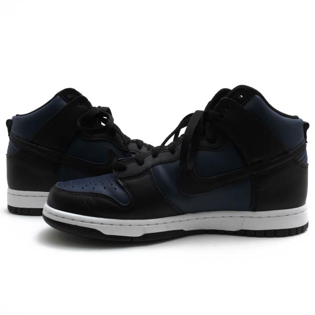 ○ナイキ NIKE FRAGMENT DESIGN フラグメント デザイン ハイカットスニーカー DJ0383-400 DUNK HIGH/F MIDNIGHT NAVY ダンク ハイ 中古