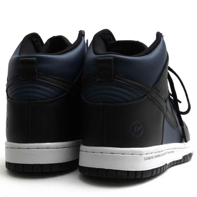 ○ナイキ NIKE FRAGMENT DESIGN フラグメント デザイン ハイカットスニーカー DJ0383-400 DUNK HIGH/F MIDNIGHT NAVY ダンク ハイ 中古