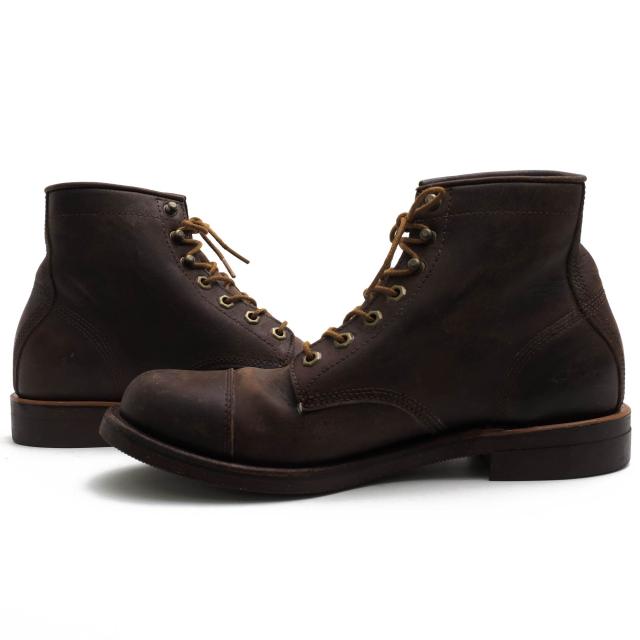 ○チペワ CHIPPEWA エルエルビーン L.LBean別注 BAY CRAZY HORSE 牛革 ワークブーツ ODRY9 71628 0407 Katahdin Iron Works Engine 中古 ○チペワ CHIPPEWA エルエルビーン L.LBean別注 BAY CRAZY HORSE 牛革