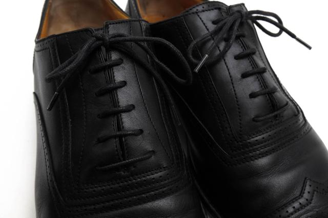 ○エルメス HERMES 牛革 カーフ ビジネスシューズ フルブローグ キャップトゥ マッケイ製法 メンズ 【中古】 中古_5
