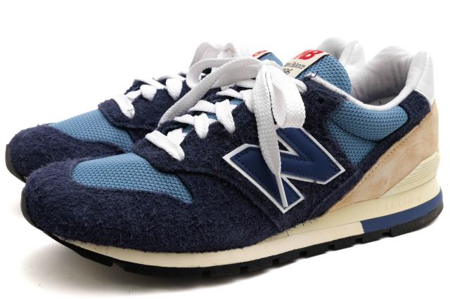 ○ニューバランス NEW BALANCE ヘアリースエード メッシュ ローカットスニーカー U996TB ENCAP メンズ 【中古】 中古