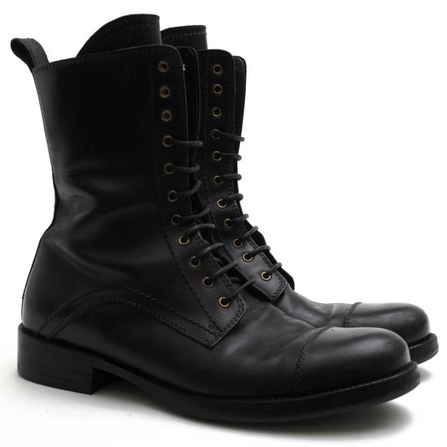 ○ドルガバ DOLCE＆GABBANA 牛革 カーフ ワークブーツ 2072 6016 ストレートチップ メンズ 【中古】 中古_1