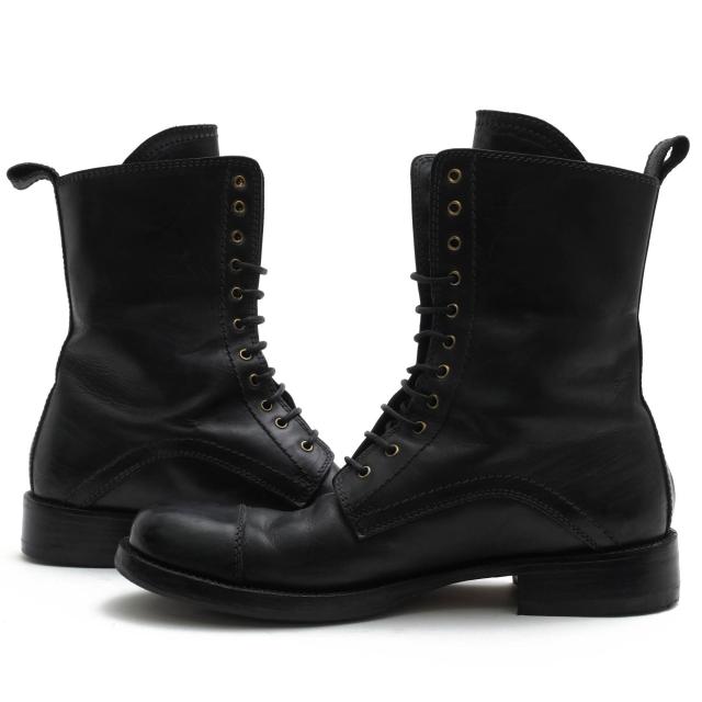 ○ドルガバ DOLCE＆GABBANA 牛革 カーフ ワークブーツ 2072 6016 ストレートチップ メンズ 【中古】 中古_2