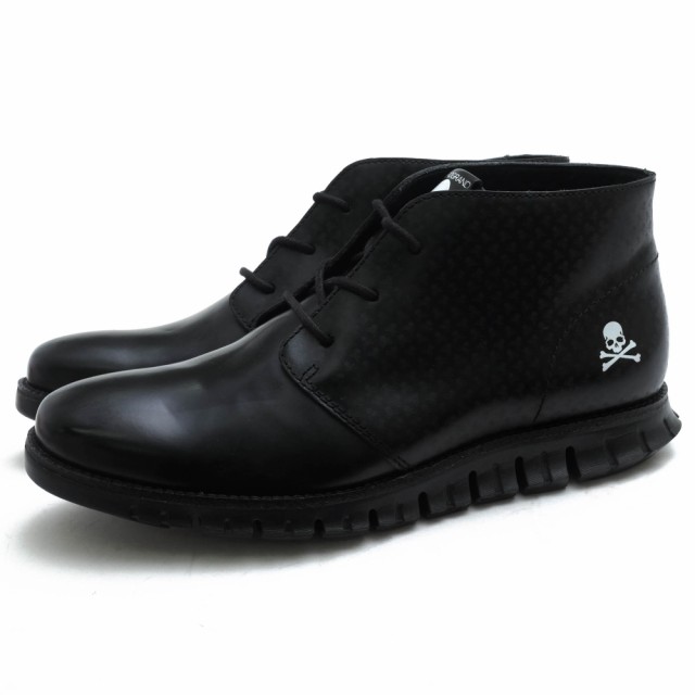 ○コールハーン COLE HAAN 牛革 チャッカブーツ C22082 LUNARGRAND CHUKKA ルナグランド チャッカ プレーントゥ メンズ 【中古】 中古の通販は 27,238円