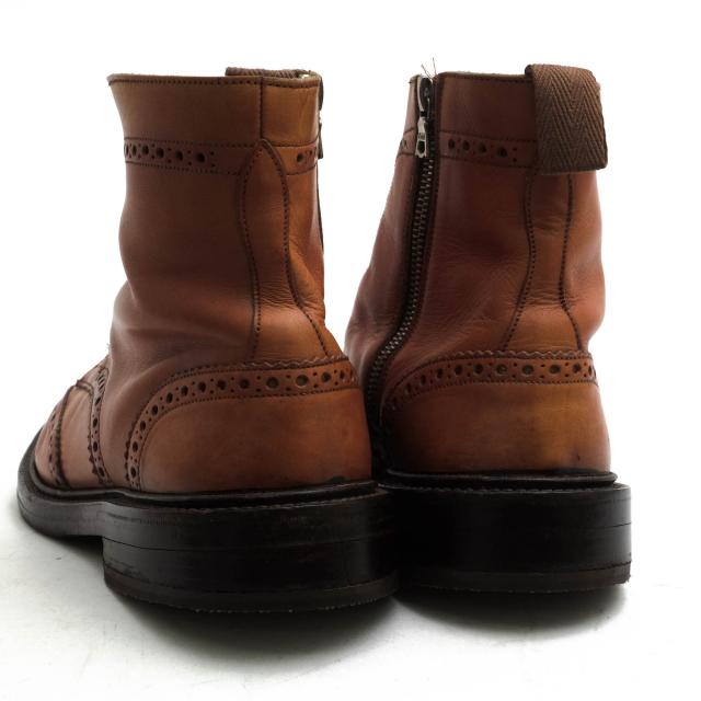 ○トリッカーズ Tricker's SOPHNET ソフネット別注 カーフ 牛革 SOPH-67130 WING TIP BOOTS レースアップブーツ M7143 Beechnut Bu 中古_3