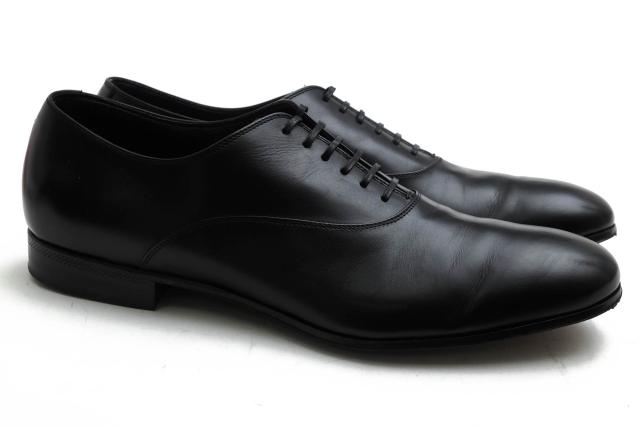 ○セルジオロッシ Sergio Rossi 牛革 カーフ ビジネスシューズ 内羽根式 プレーントゥ マッケイ製法 メンズ 【中古】 中古 ○セルジオロッシ Sergio Rossi 牛革 カーフ ビジネスシューズ 内羽根