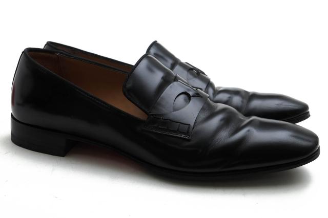 ○クリスチャン ルブタン Christian Louboutin 牛革 スリッポン MAGICIEN オペラシューズ メンズ 【中古】 中古_1