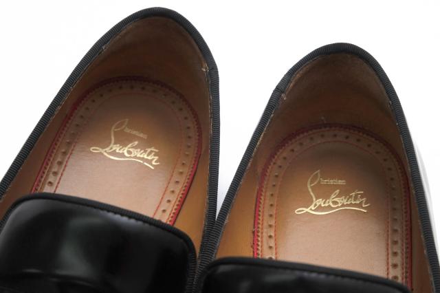 ○クリスチャン ルブタン Christian Louboutin 牛革 スリッポン MAGICIEN オペラシューズ メンズ 【中古】 中古_6