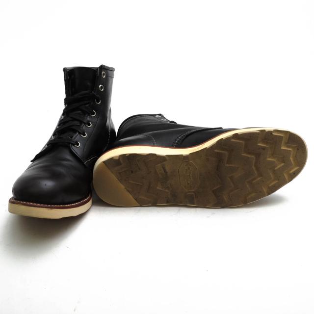 ○チペワ CHIPPEWA 牛革 ワークブーツ 90093 6 INCH PLAIN TOE BOOTS