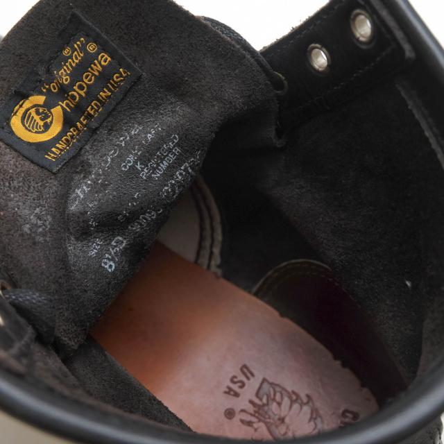 ○チペワ CHIPPEWA 牛革 ワークブーツ 90093 6 INCH PLAIN TOE BOOTS