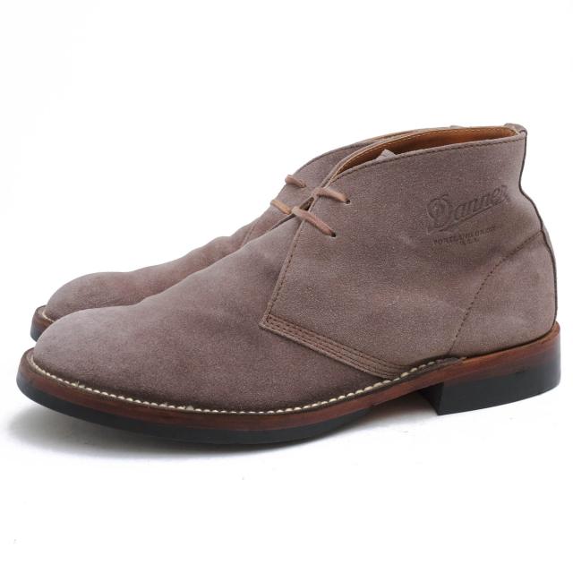 ○ダナー Danner 牛革 チャッカブーツ D-1806V ANTIGO SUEDE アンティゴ セミドレス プレーントゥ Vibramソール ステッチダウン製 中古